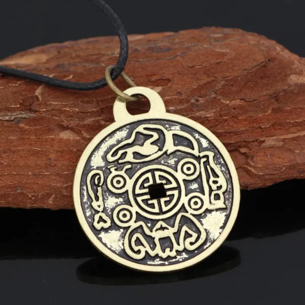 Vintage Russian Amulet, Necklace, Pendant, Jewelry, Fashion Amulet Necklace - Image 2